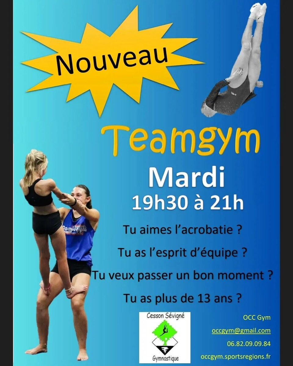 Nouveauté TEAM GYM 