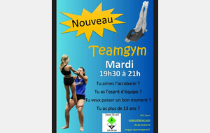 Nouveauté TEAM GYM 