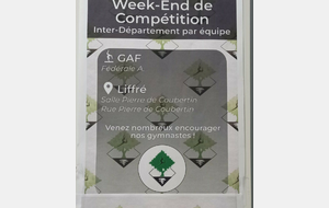 Compétition interdépartementale en équipe Fédérale A