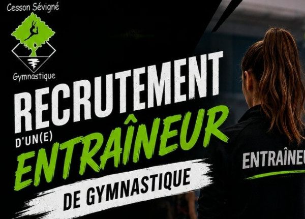 Recrutement entraîneur en CDD à partir de septembre 2026